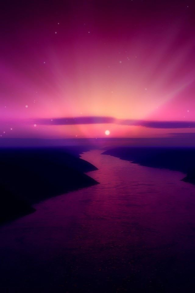 640x960 Purple Sunset - sunset iPhone 4s Wallpaper