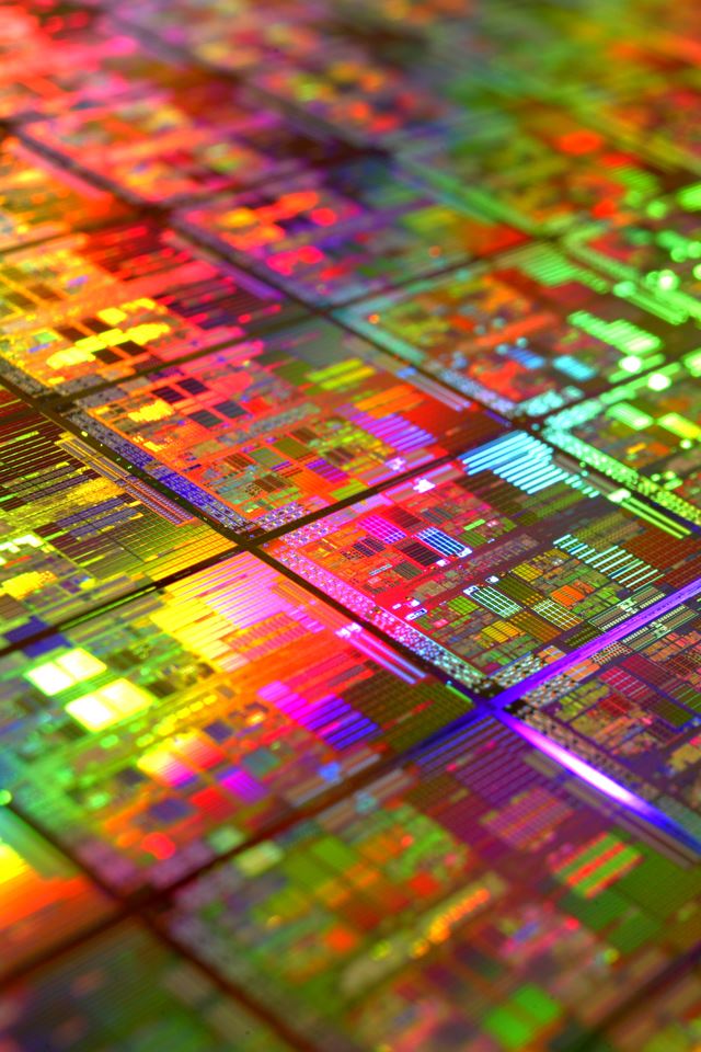 640x960 Circuit Boards - closeups iPhone 4s Wallpaper