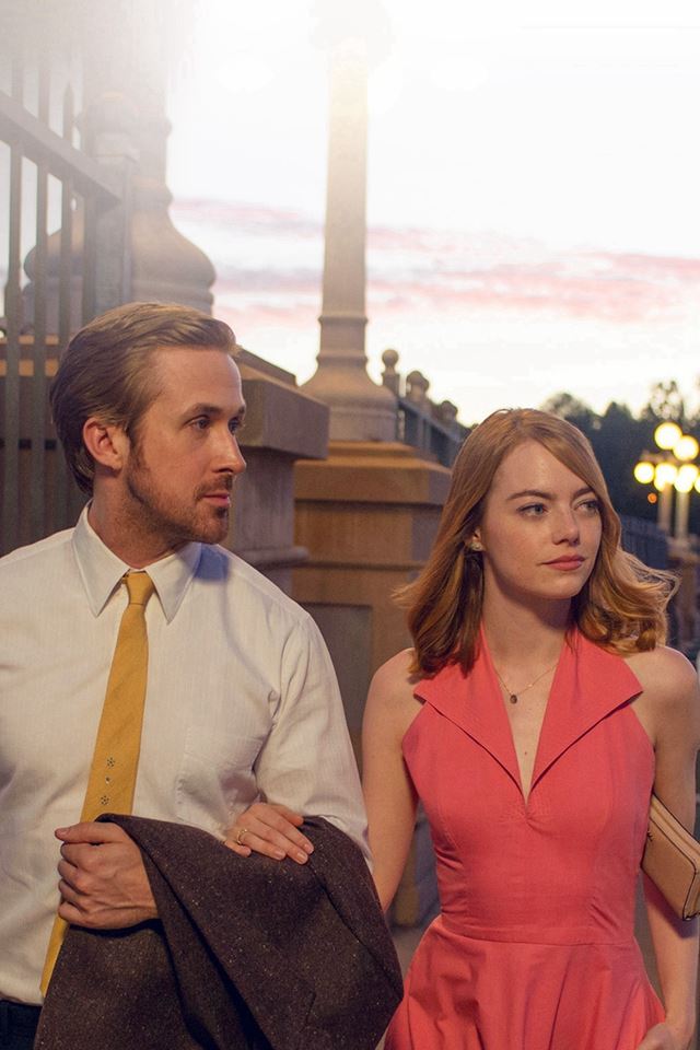 640x960 Lalaland Ryan Gosling Emma Stone Red Film - movie iPhone 4s Wallpaper