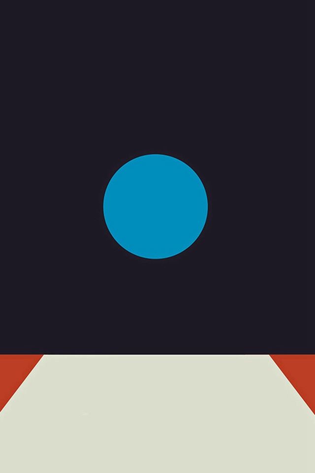 640x960 Tycho Art Blue Illustration Art Abstract Minimal - minimal iPhone 4s Wallpaper