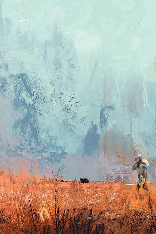 640x960 Morning Painting Illustration Art -  iPhone 4s Wallpaper