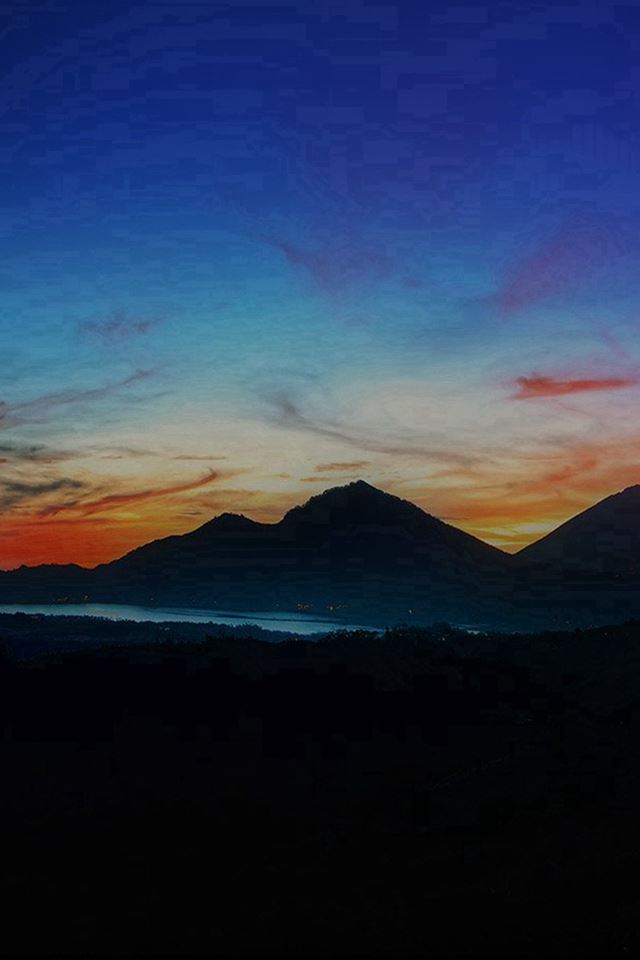 640x960 Mountain Sunrise Nature Best Sky Dark - dusk iPhone 4s Wallpaper
