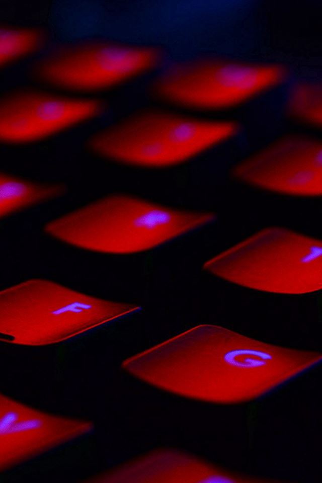 640x960 Dark Red Keyboard Coding - keyboard iPhone 4s Wallpaper