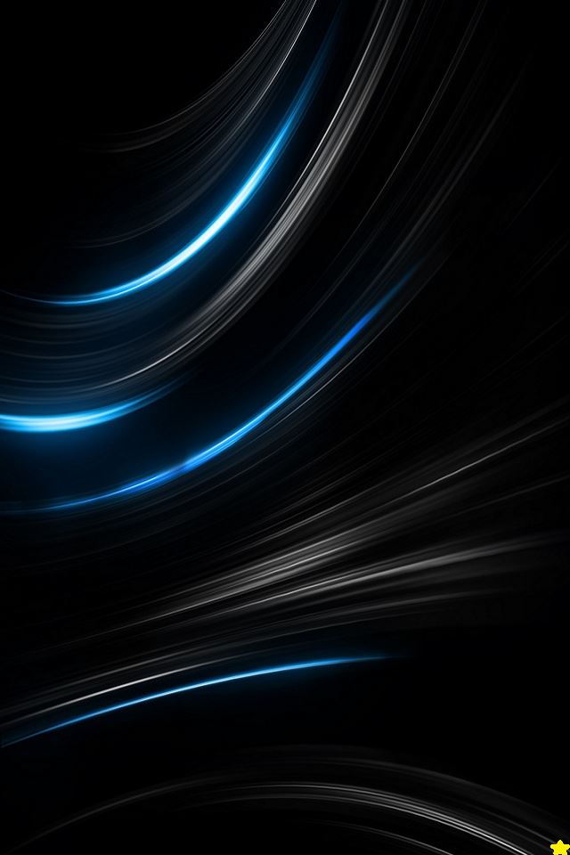 640x960 Curves Light Beams - black iPhone 4s Wallpaper