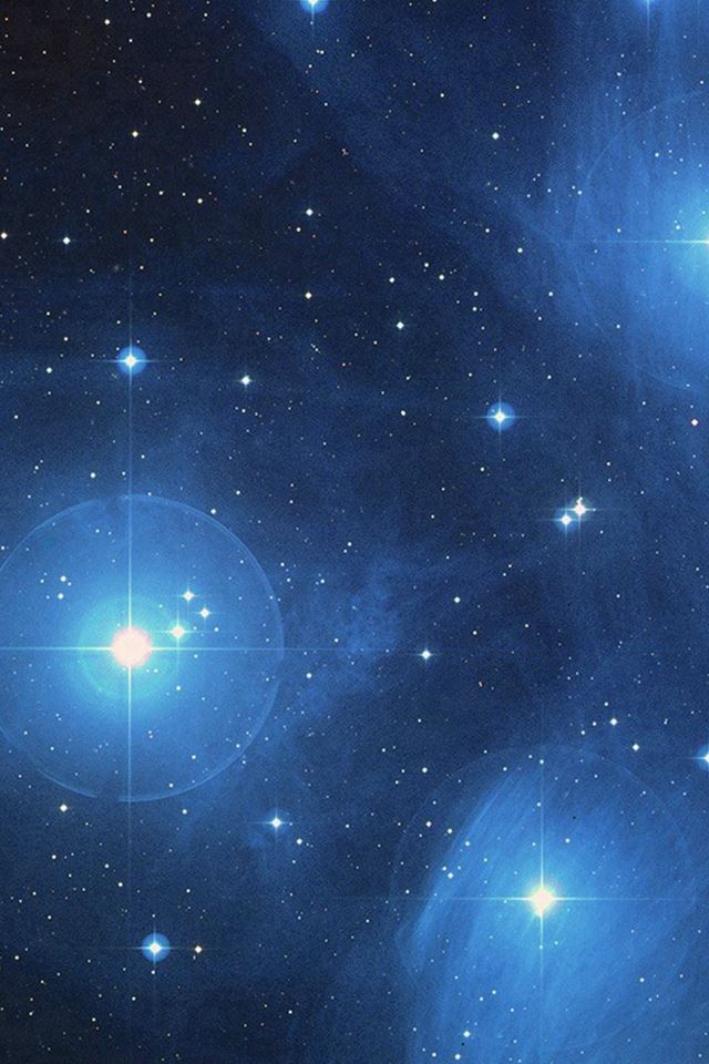 640x960 Space Dark Star Blue Pattern - nebula iPhone 4s Wallpaper