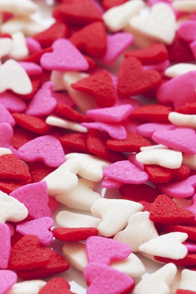 640x960 Heart Candy Red Illustration Art - sweet iPhone 4s Wallpaper