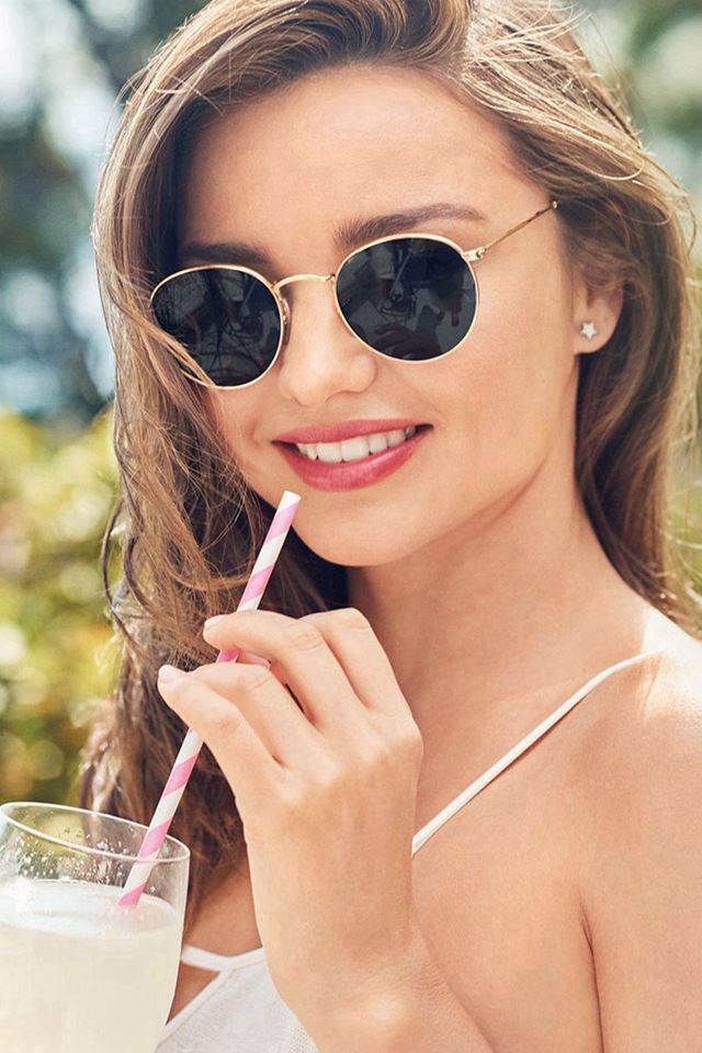 Miranda Kerr Spring Drink Sunglasses IPhone 4s Wallpapers Free Download