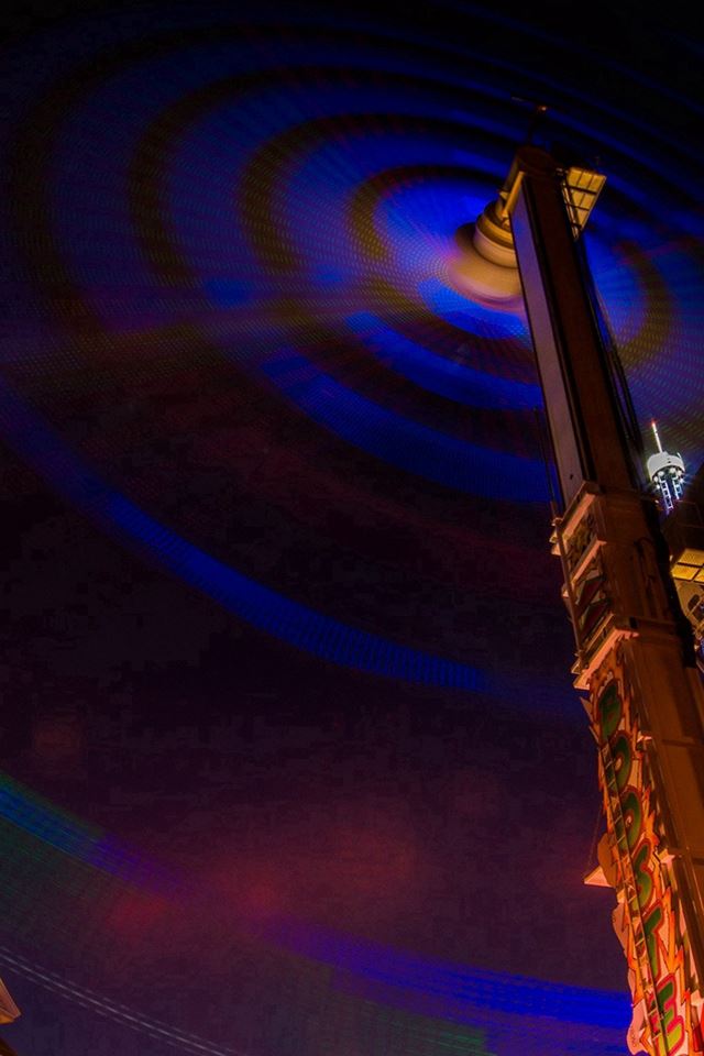 640x960 Ferris Wheel Night Light City Color - city iPhone 4s Wallpaper
