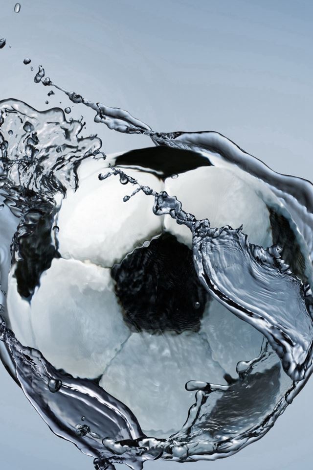 640x960 Football Ball Exercise Water Abstraction - ball iPhone 4s Wallpaper