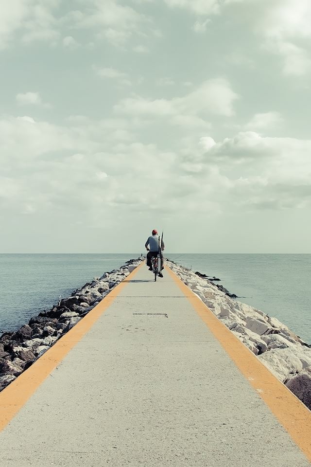640x960 Long Pier - water iPhone 4s Wallpaper