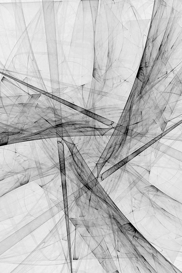 Triangle Art Abstract Bw White Pattern iPhone 4s wallpaper 