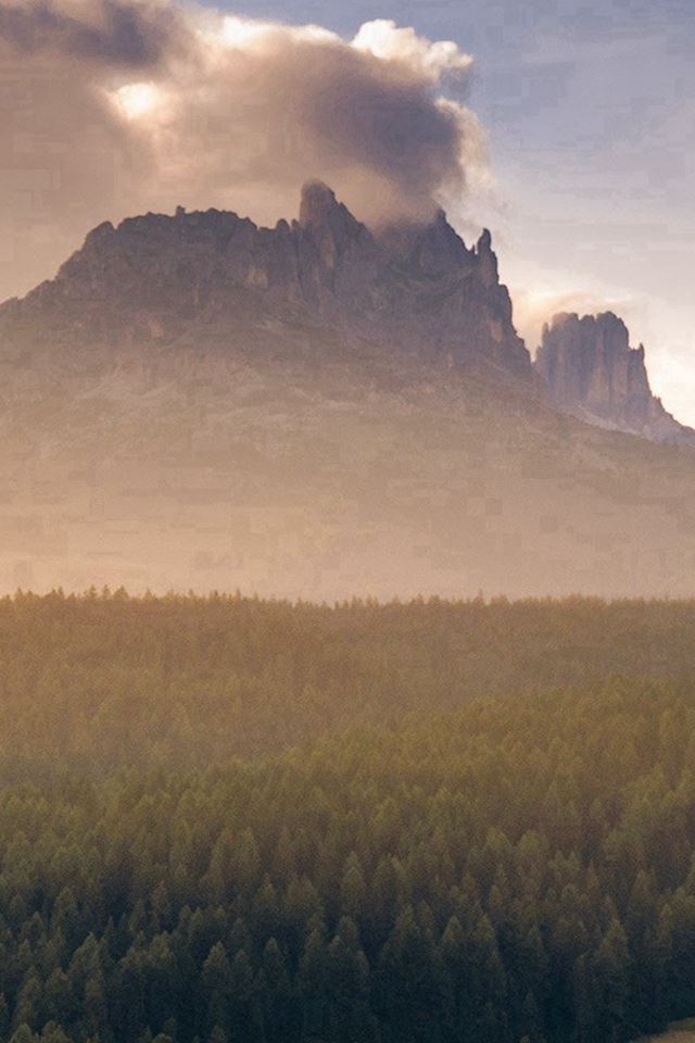 640x960 Summer Mountain Green Nature -  iPhone 4s Wallpaper