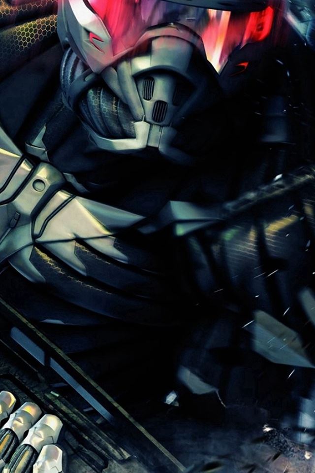 640x960 Crysis Robot Fighter Poster - fighter iPhone 4s Wallpaper