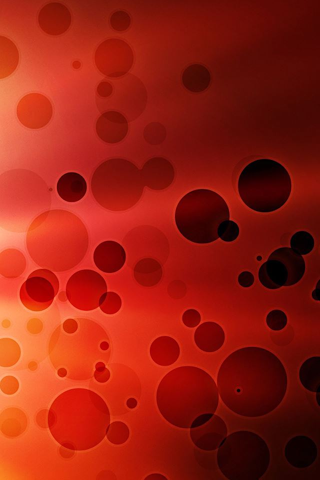 640x960 Red Bokeh Dots -  iPhone 4s Wallpaper