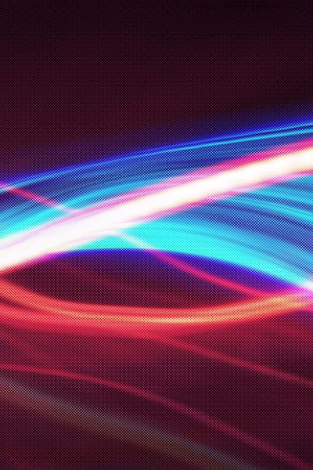 640x960 Abstract Light Swirls -  iPhone 4s Wallpaper