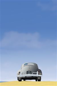 VW Beetle Vector wallpaper