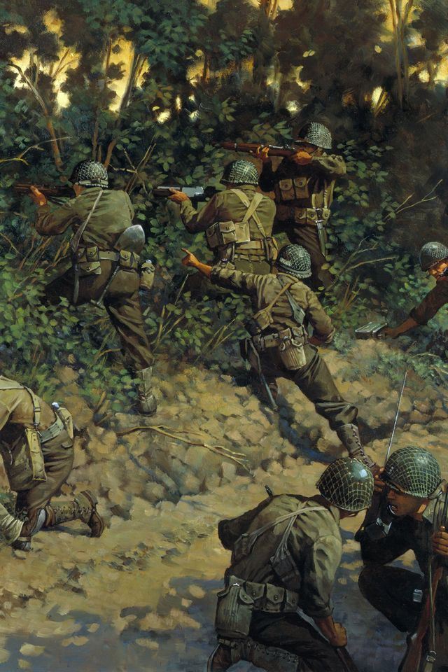 640x960 War Illustration -  iPhone 4s Wallpaper