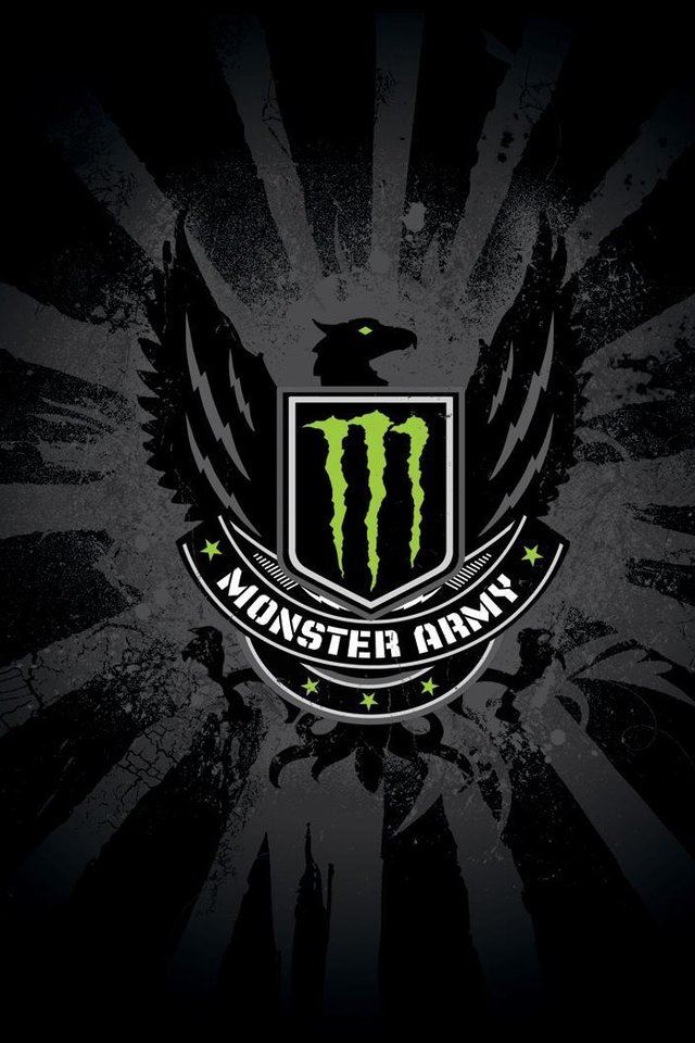Monster Army Logo iPhone 4s wallpaper 