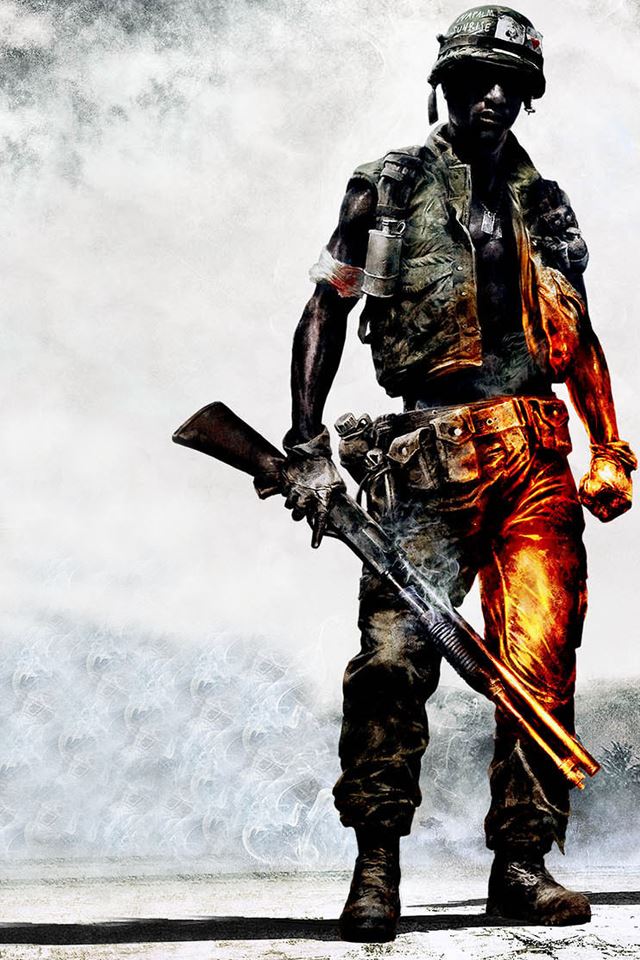 640x960 Battlefield Bad Company 2 Vietnam - soldier iPhone 4s Wallpaper