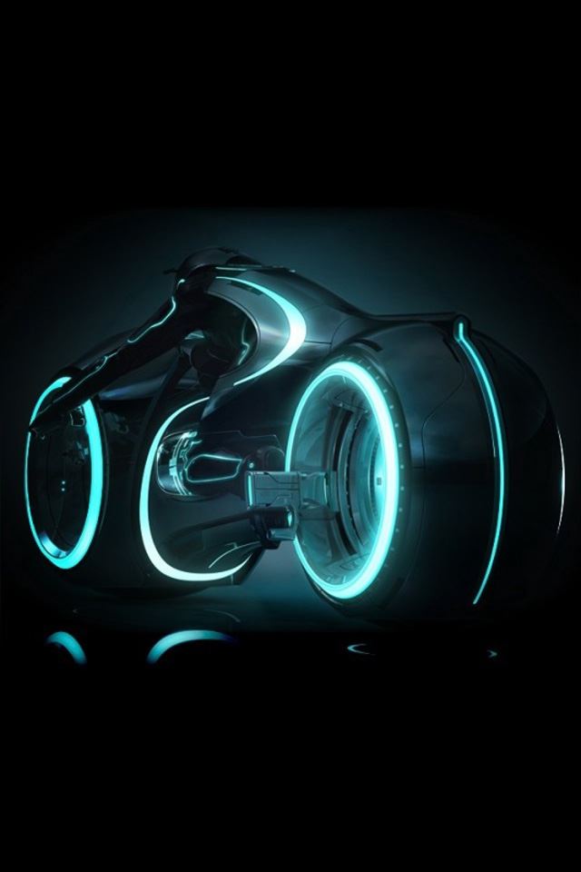 640x960 Tron Legacy - lights iPhone 4s Wallpaper