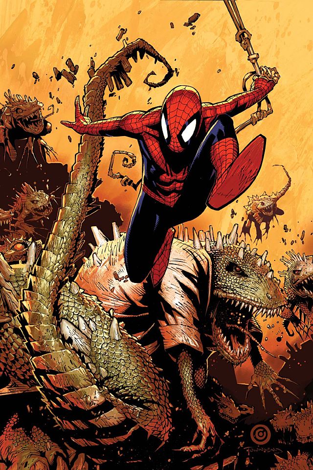 640x960 Spiderman Fighting -  iPhone 4s Wallpaper