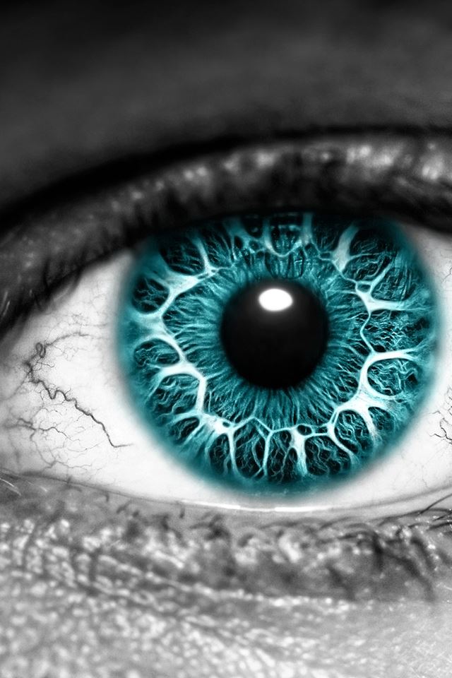 640x960 Blue Eye - eye iPhone 4s Wallpaper
