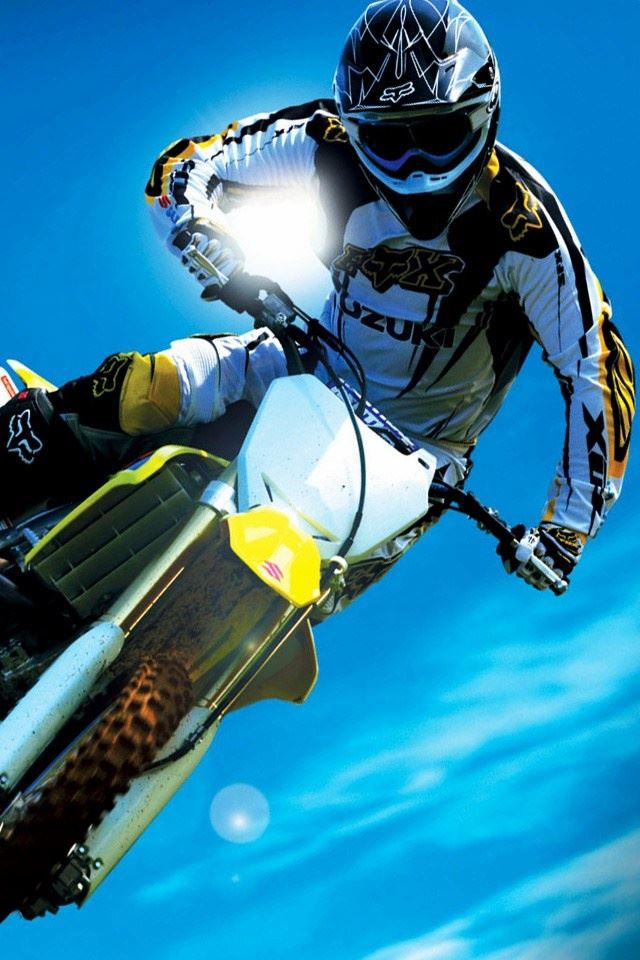 Motocross Race iPhone 4s wallpaper 