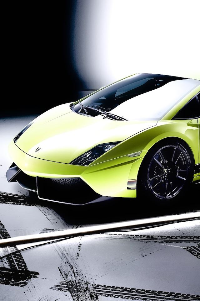 640x960 Green Lamborghini - lamborghini iPhone 4s Wallpaper