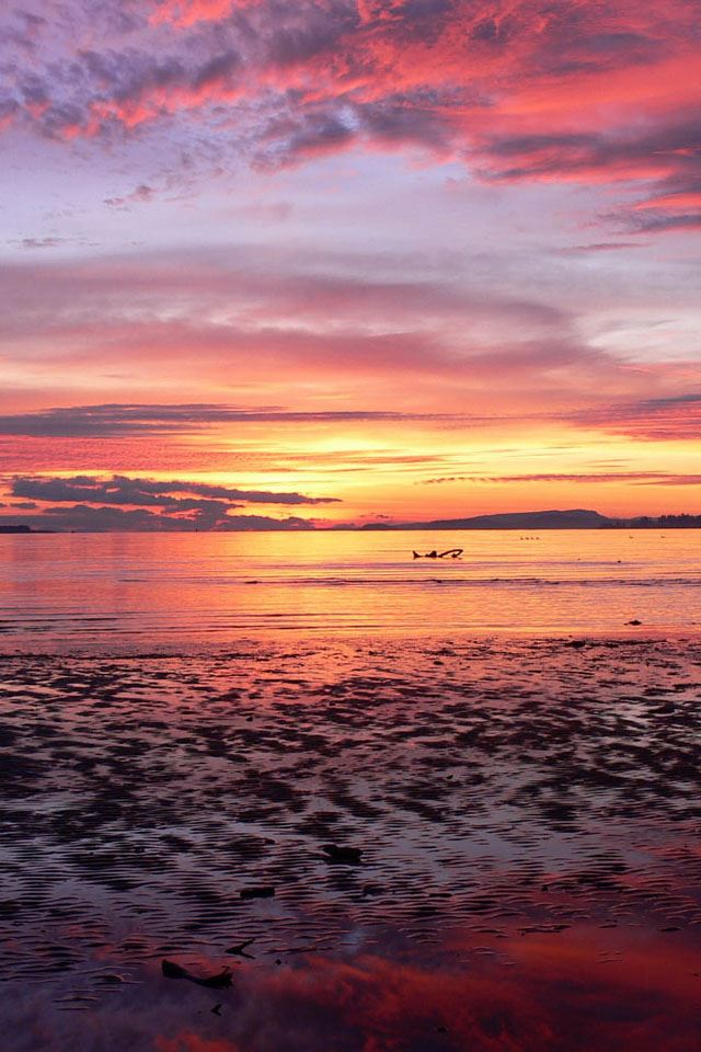 640x960 Sunset - scenery iPhone 4s Wallpaper