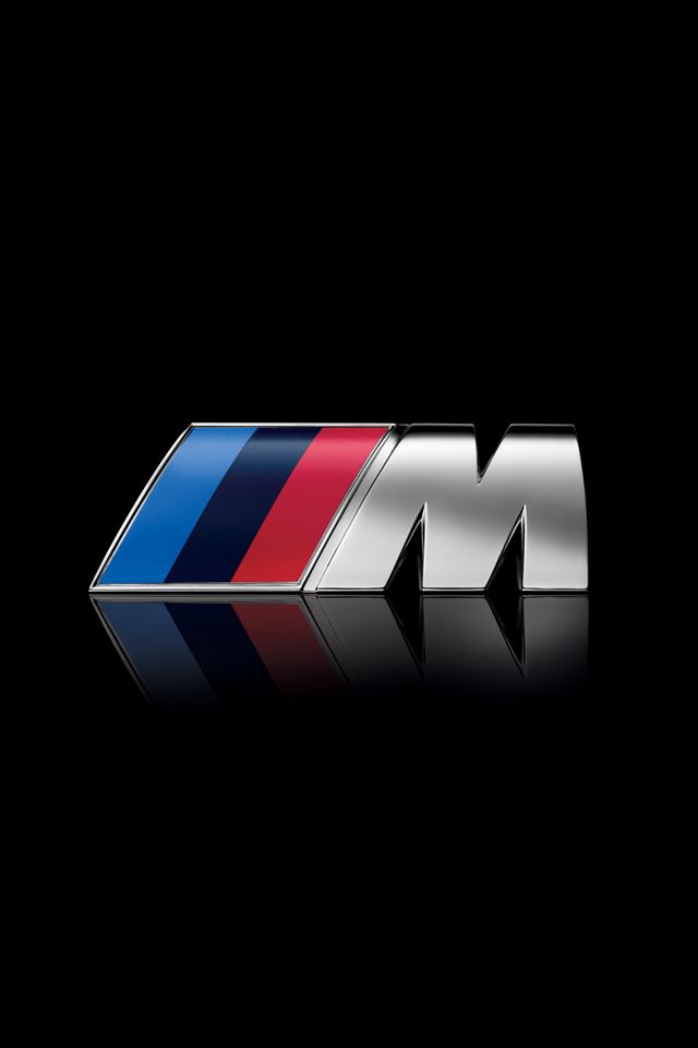 640x960 BMW M Logo - gray iPhone 4s Wallpaper