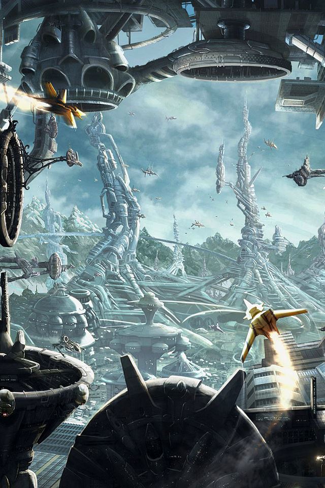 640x960 Cosmic World - comics iPhone 4s Wallpaper