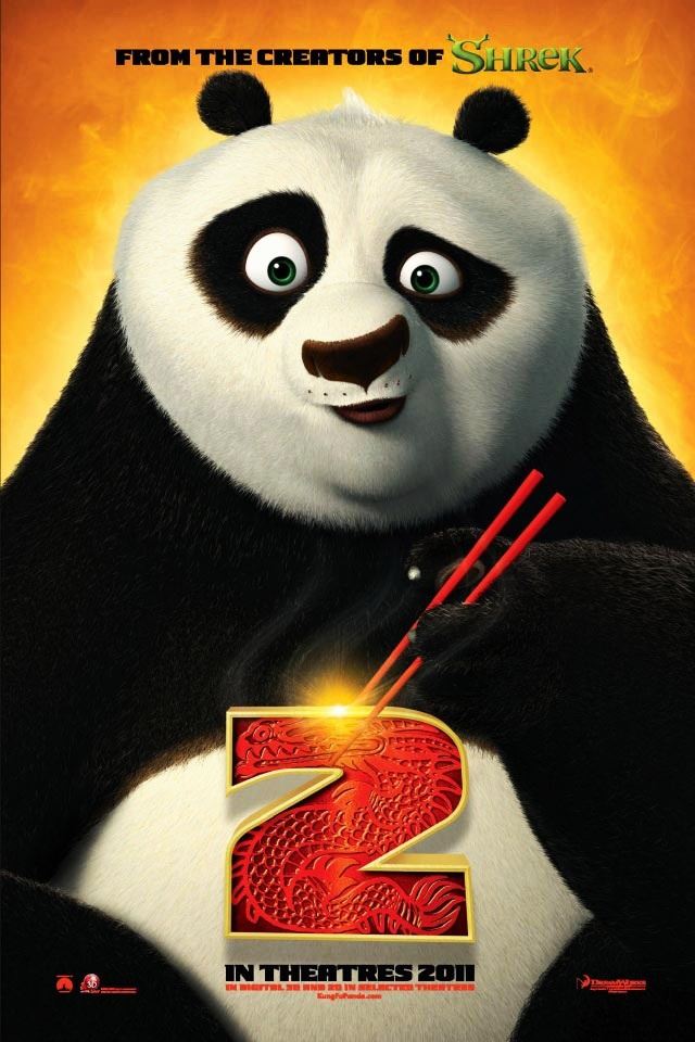 640x960 Kung Fu Panda 2 -  iPhone 4s Wallpaper