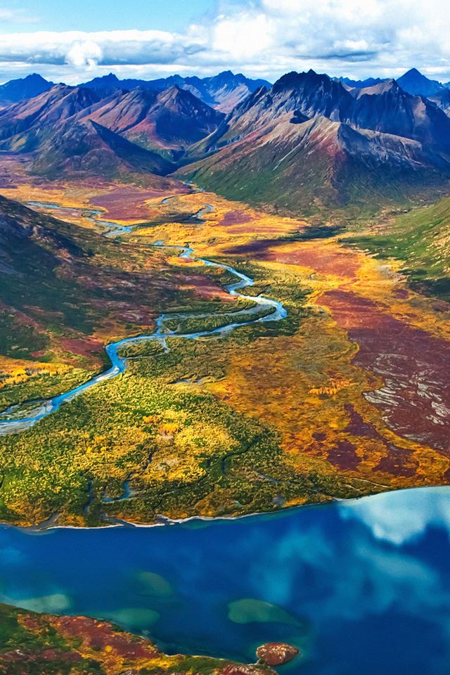 640x960 Land rainbow mountain - mountain iPhone 4s Wallpaper
