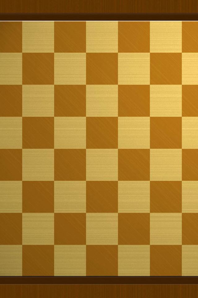 640x960 Chessboard - wooden iPhone 4s Wallpaper
