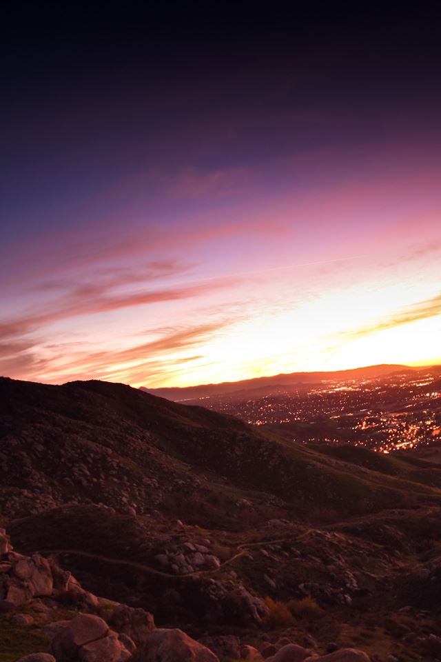 640x960 Sunset Mountains - mountains iPhone 4s Wallpaper