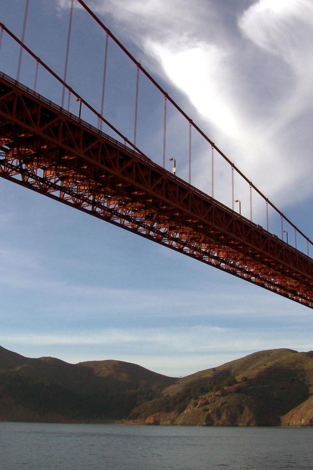 San Francisco Bay Bridge iPhone 4s wallpaper 