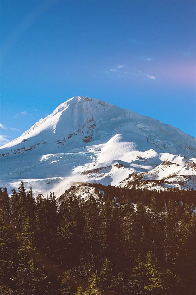640x960 Mountain cool snow - snow iPhone 4s Wallpaper
