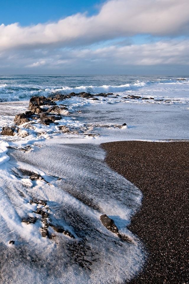 640x960 Sea Shore - beach iPhone 4s Wallpaper