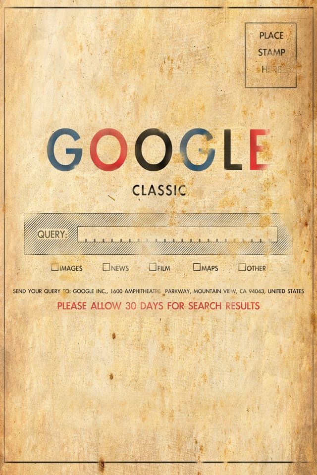 640x960 Google Classic - funny iPhone 4s Wallpaper