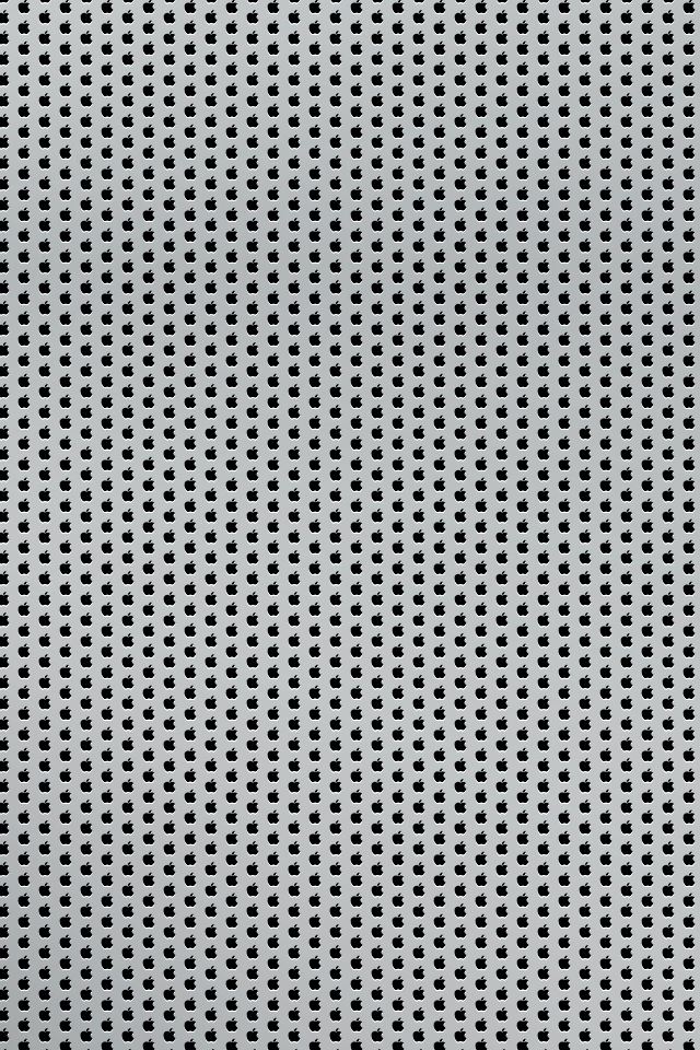 640x960 Perforated Silver - gray iPhone 4s Wallpaper