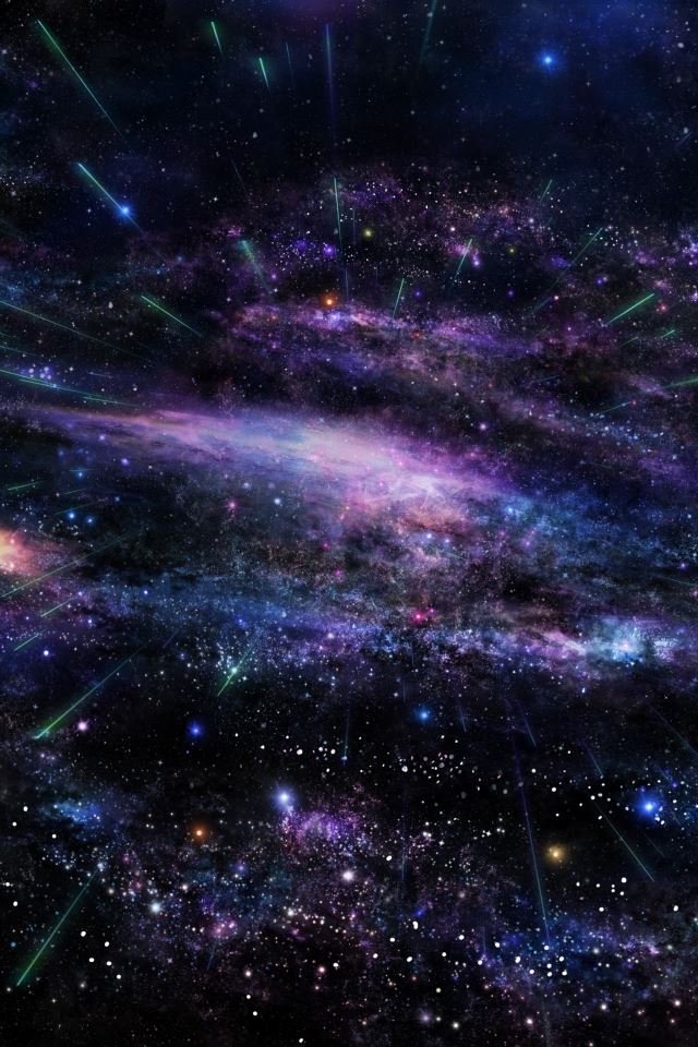 640x960 Art star tree sky space - tree iPhone 4s Wallpaper