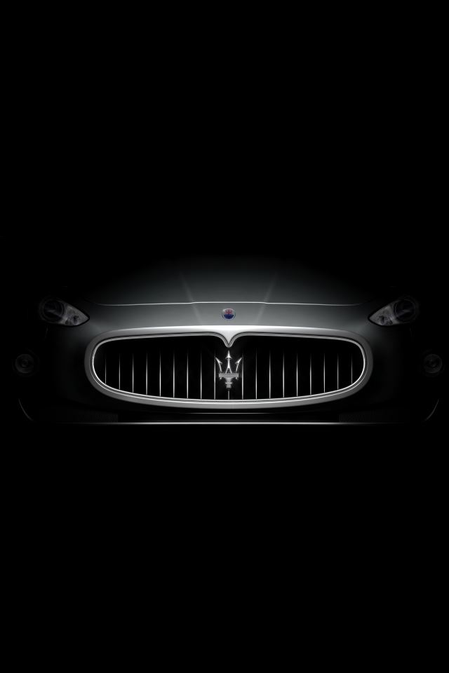 640x960 Maserati Granturismo - gray iPhone 4s Wallpaper