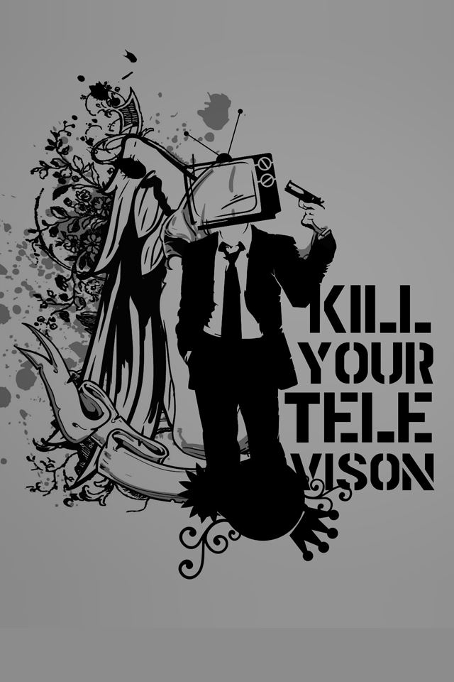 640x960 Kill Your Television - television iPhone 4s Wallpaper