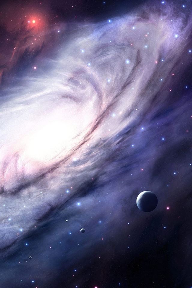 Space sky 3d art iPhone 4s Wallpapers Free Download
