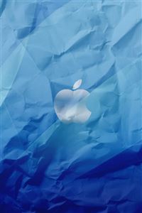 Crumpled Apple Logo wallpaper