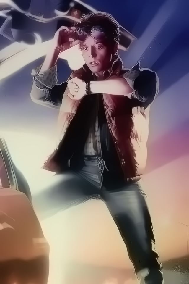 640x960 Back to the Future -  iPhone 4s Wallpaper