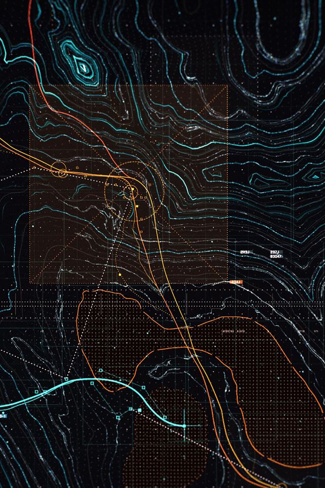 640x960 Digital art dark game pattern background - black iPhone 4s Wallpaper