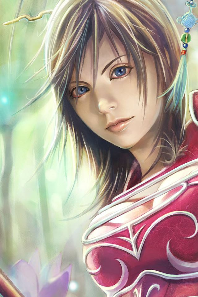 Anime Girl iPhone 4s Wallpapers Free Download