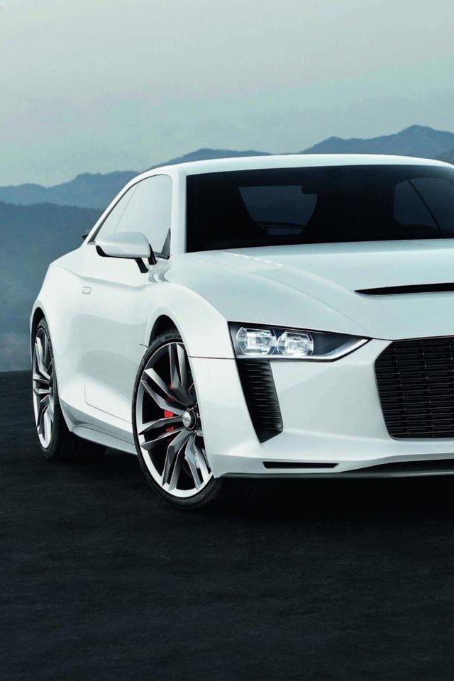 640x960 Audi Quattro Concept - mountain iPhone 4s Wallpaper