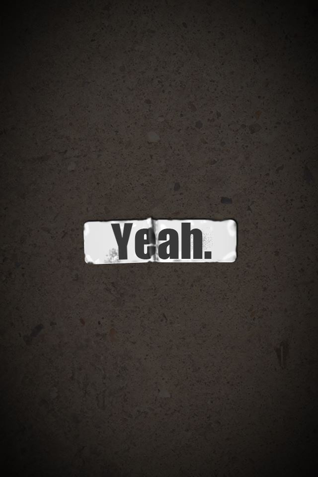 640x960 Text Yeah - text iPhone 4s Wallpaper